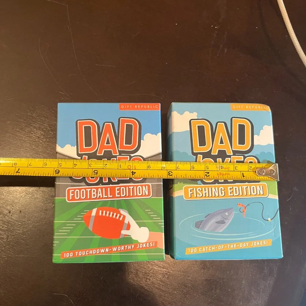 Dad Jokes Box‎ Set Football Edition + Fishing Edition  (k/x- NEW)
